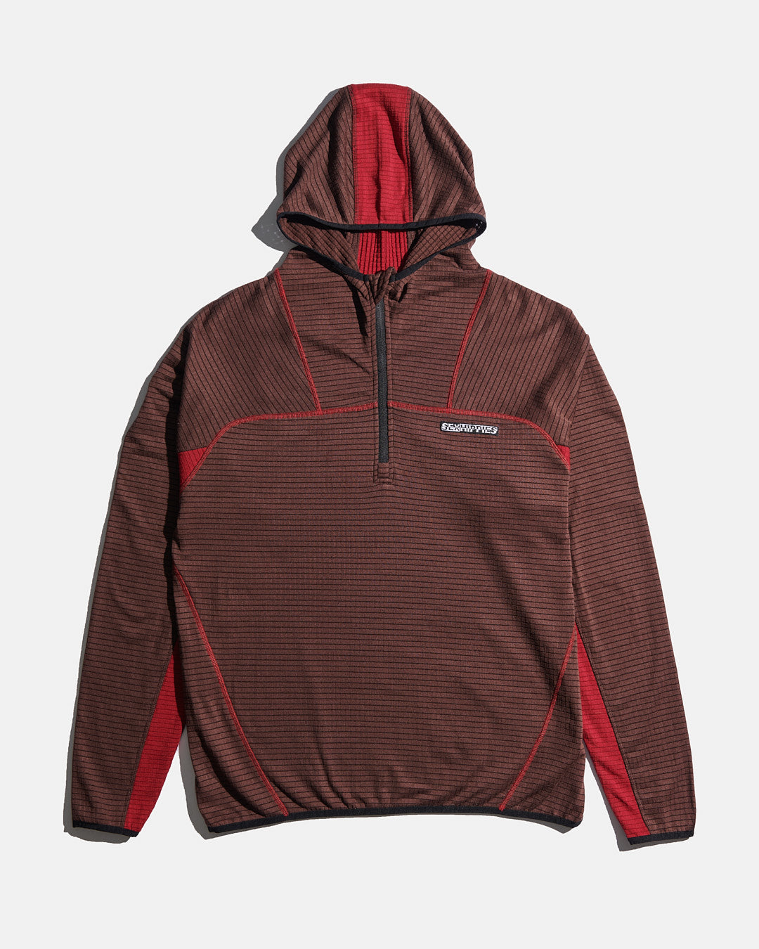 Grid Fleece Hooded Pullover sexhippies