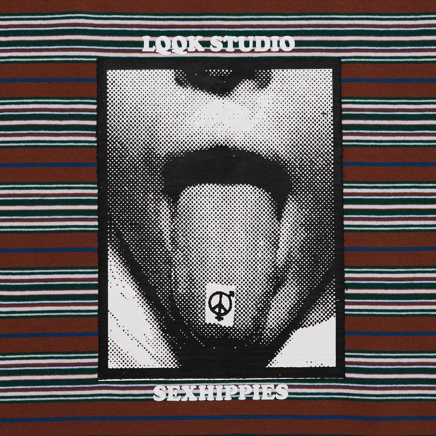 Lqqk Studio Collab Multi Border Tee