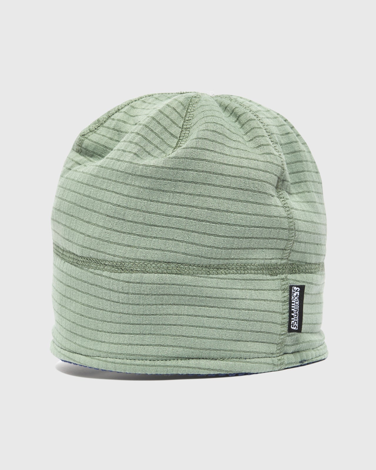 Reversible Grid Fleece Beanie