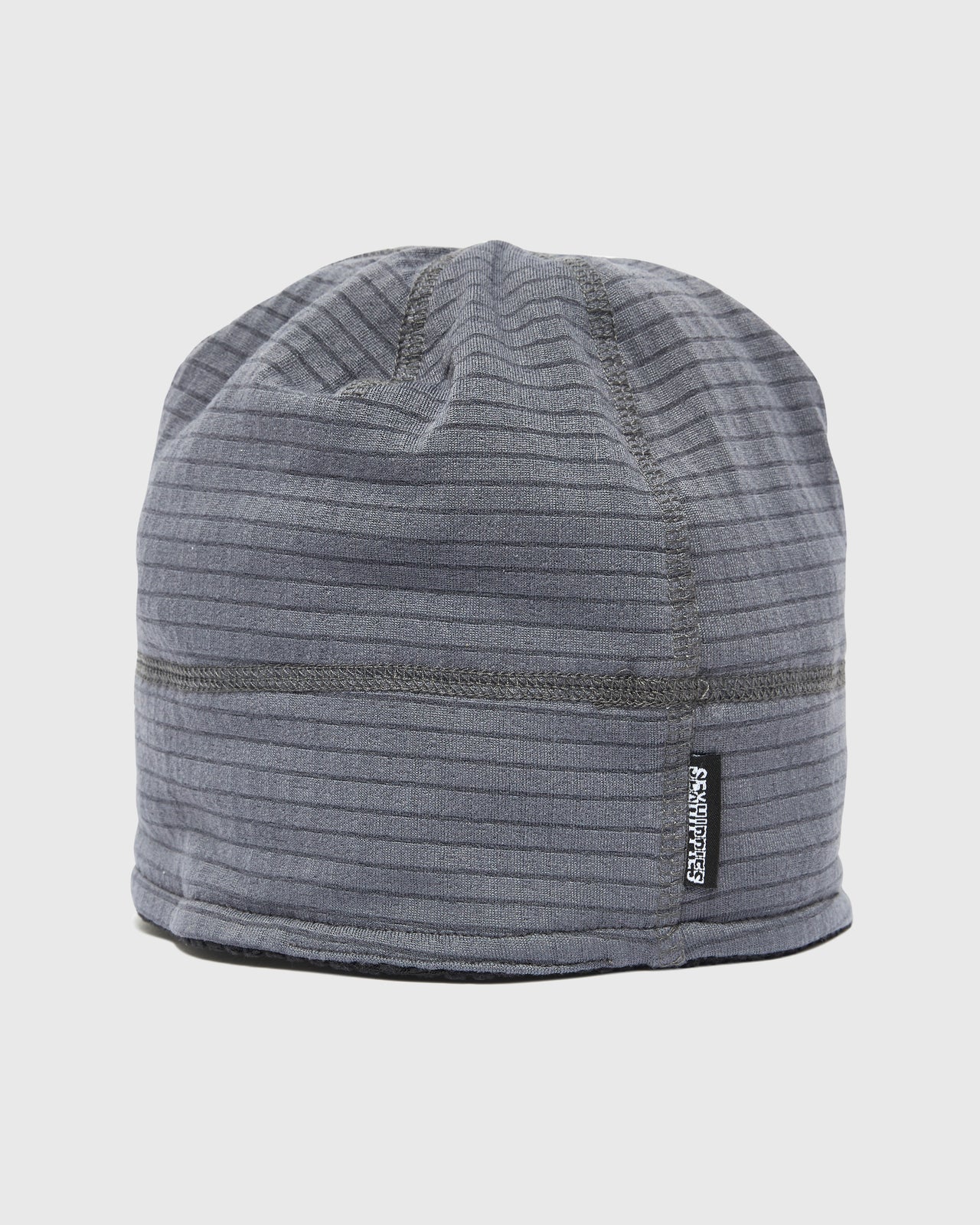 Reversible Grid Fleece Beanie